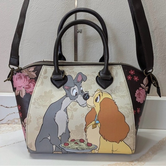 Loungefly Handbags - Disney Loungefly Cream and Black Patch